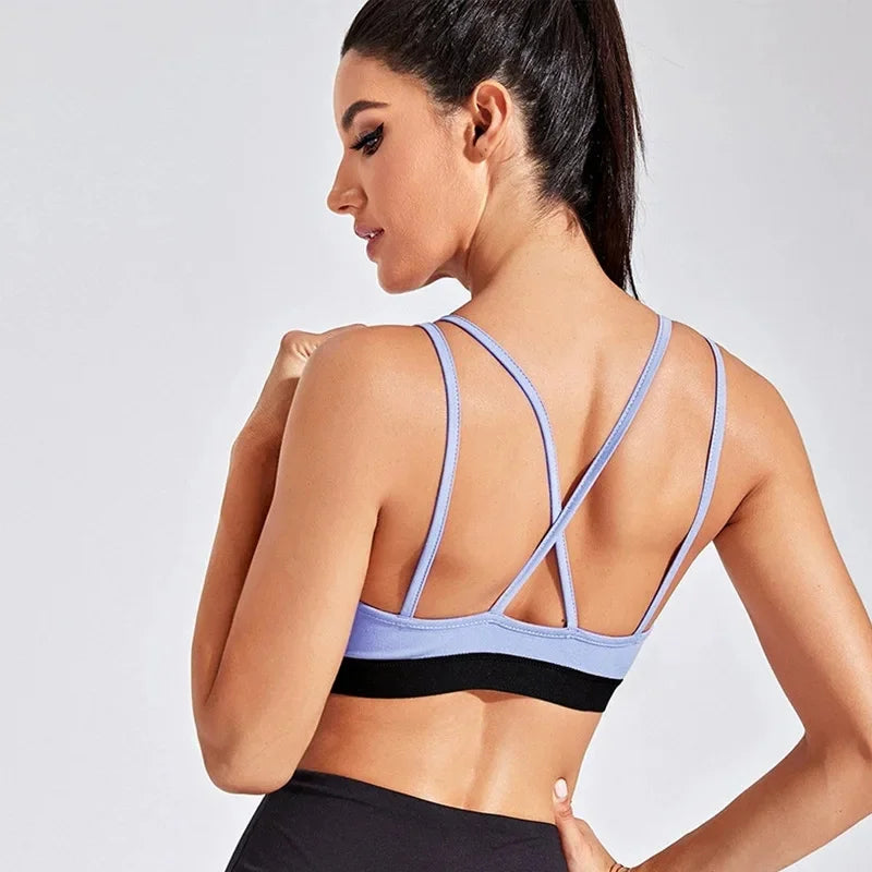 Women's Shockproof Sports Bra - Black | Veloura