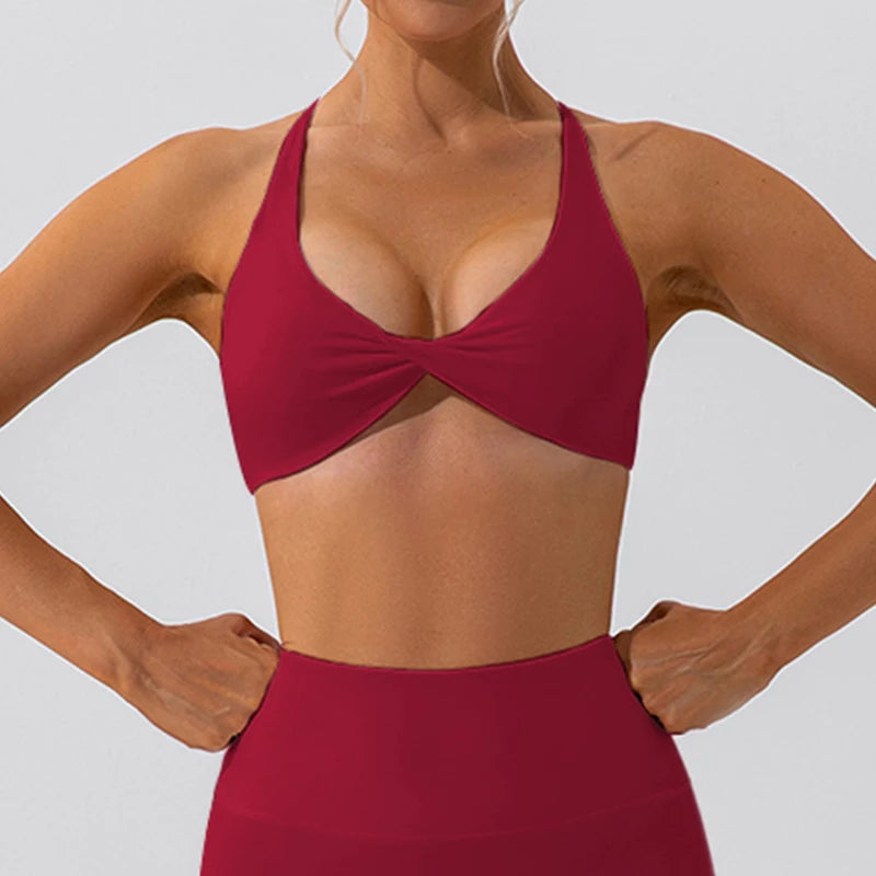 Cross-Back Sports Bra