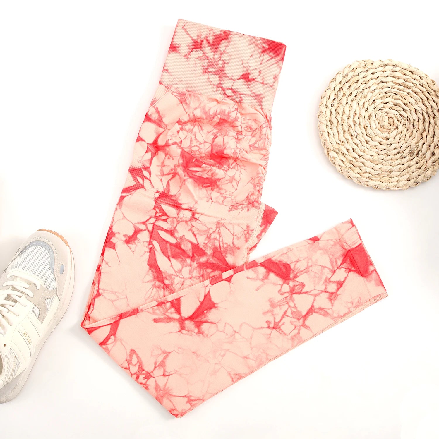 Tie-Dye Seamless High-Waist Leggings