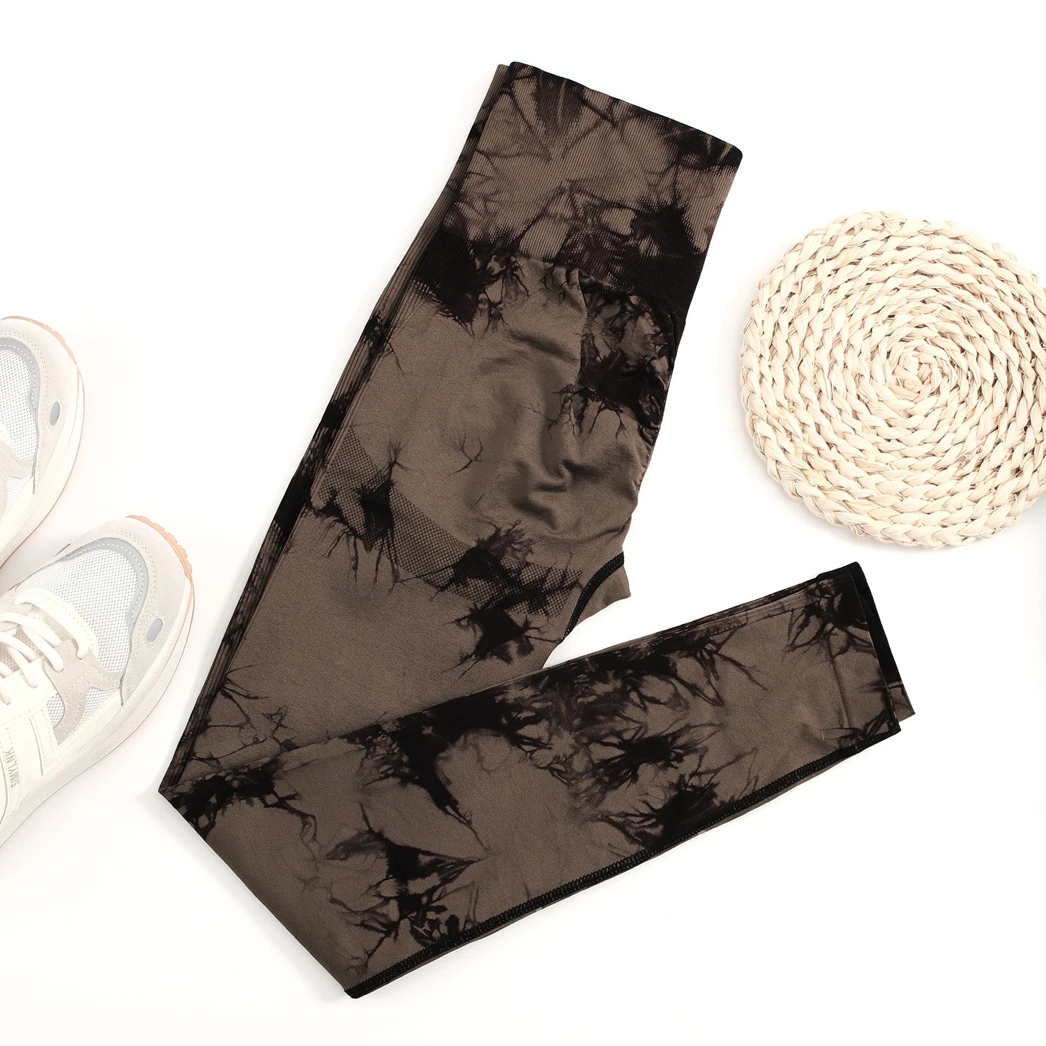 Tie-Dye Seamless High-Waist Leggings
