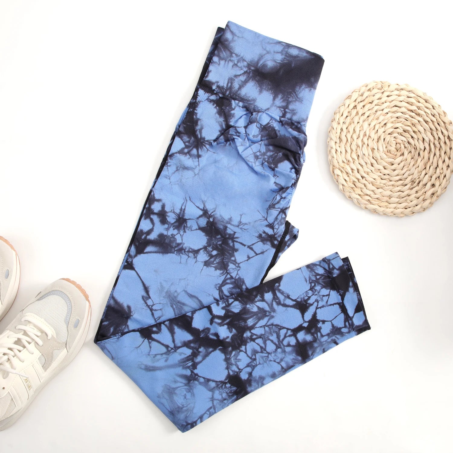 Tie-Dye Seamless High-Waist Leggings