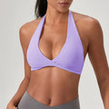 Women's Halter Neck Sports Yoga Bra | Veloura