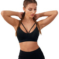 Women's Shockproof Sports Bra - Black | Veloura